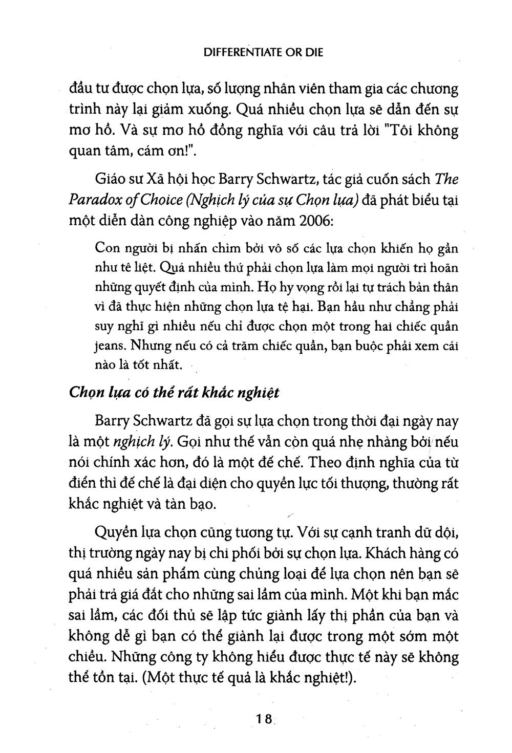 Khác Biệt Hay Là Chết (Tái Bản 2021)