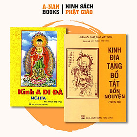Sách - Combo Kinh Địa Tạng Bồ Tát Bổn Nguyện Trọn Bộ (Bìa Mềm) và Kinh A Di Đà Nghĩa - Thích Trí Tịnh - Anan Books