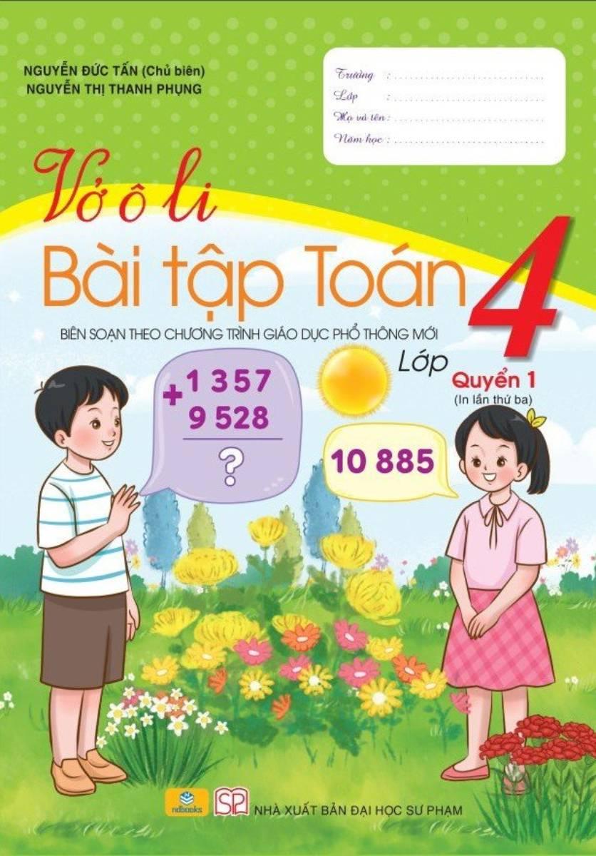Sách - Vở Ô Li Bài Tập Toán 4 - Quyển 1