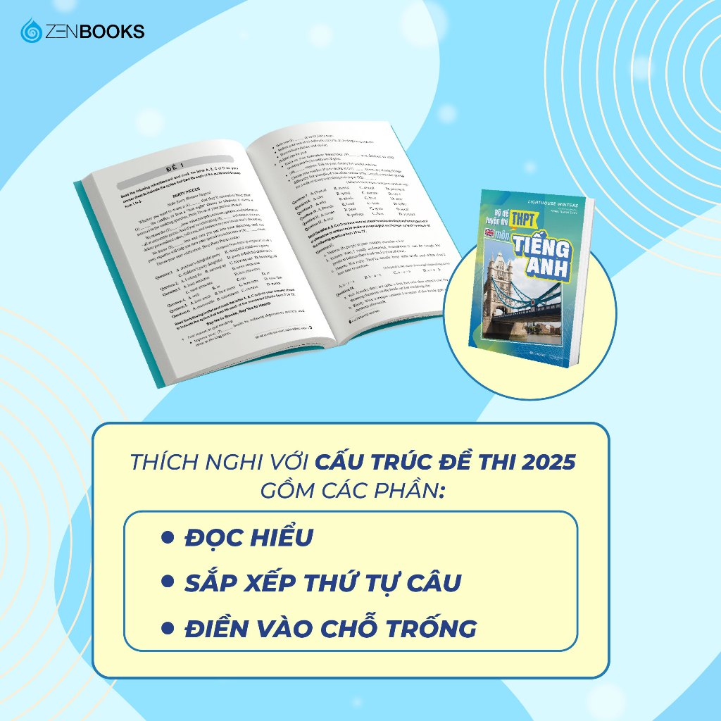 Sách - Bộ Đề Luyện Thi THPT Môn Tiếng Anh