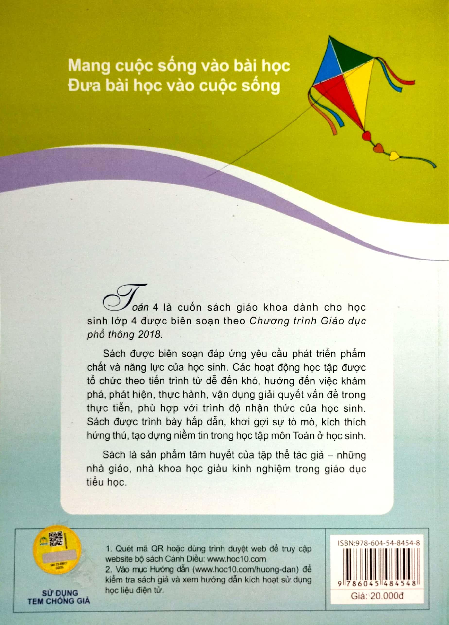 Toán 4 - Tập 2 (Cánh Diều) (Chuẩn)