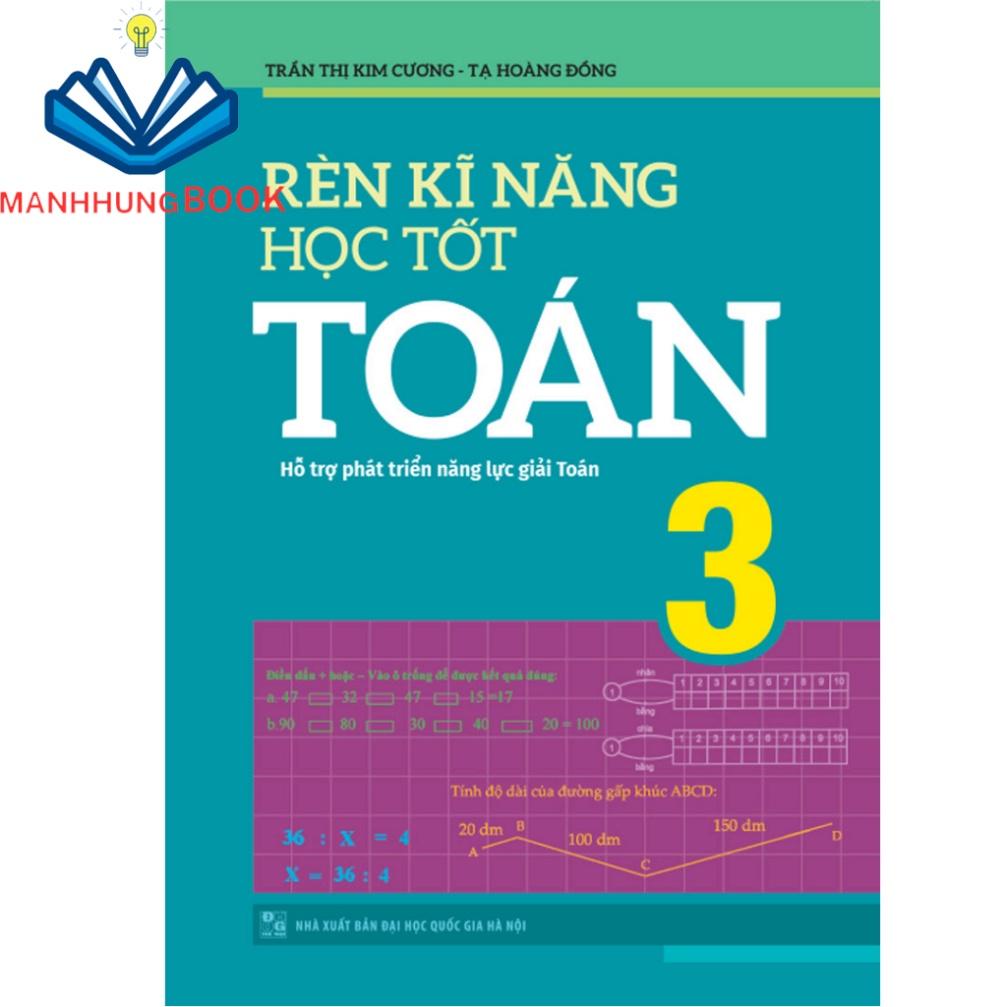 Sách: Combo 3 Cuốn Rèn Kỹ Năng Học Tốt Toán Lớp 3
