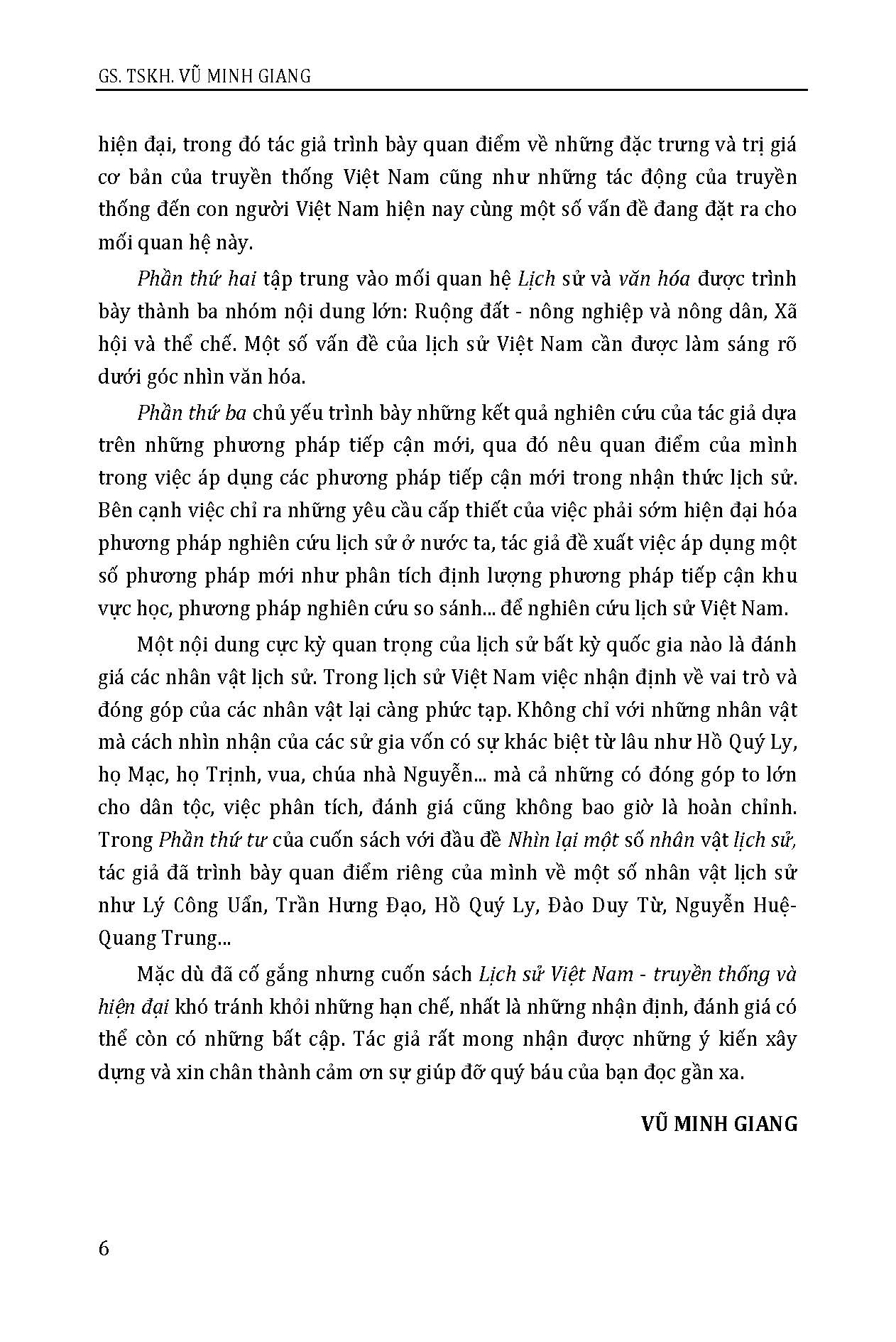 Lịch Sử Việt Nam Truyền Thống Và Hiện Đại
