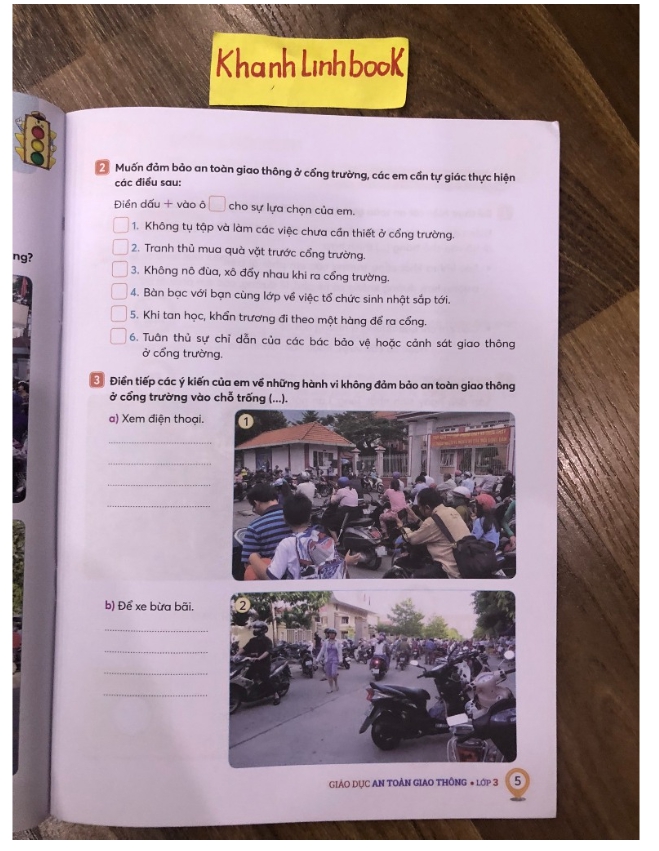 Giáo dục an toàn giao thông Lớp 3 (BM)