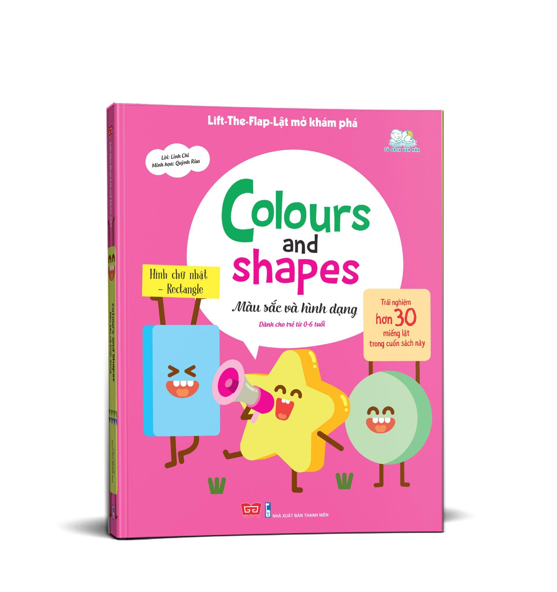 Sách Tương Tác - Lift-The-Flap-Lật Mở Khám Phá - Colours And Shapes - Màu Sắc Và Hình Dạng ( Tái Bản )