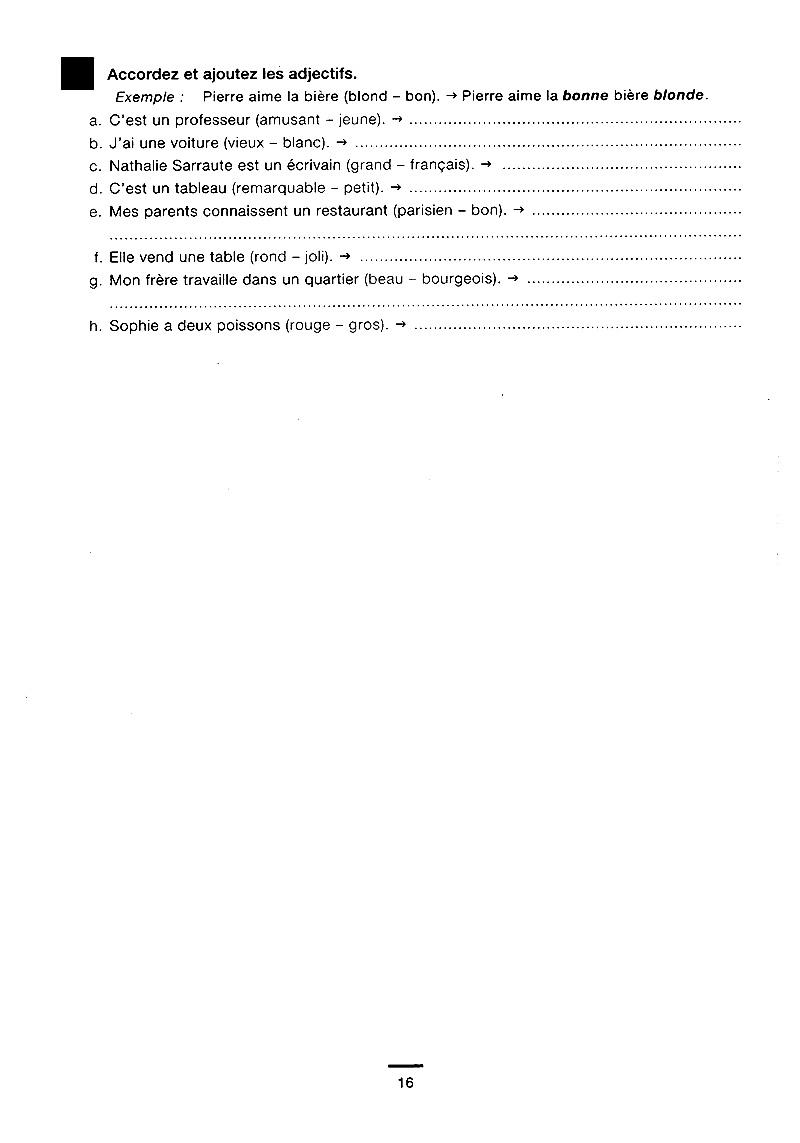 450 Nouveaux Exercices - Grammaire (Niveau Débutant)
