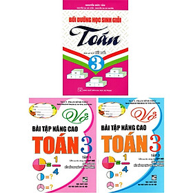 Sách - Vở Bài Tập Nâng Cao Toán + Bồi Dưỡng Học Sinh Giỏi Toán - Lớp 3 - Combo 2 Cuốn - Bám Sát SGK Kết Nối - Hồng Ân