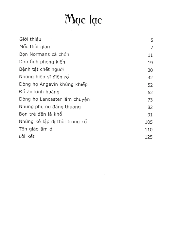 Thời Trung Cổ - Horrible Historie