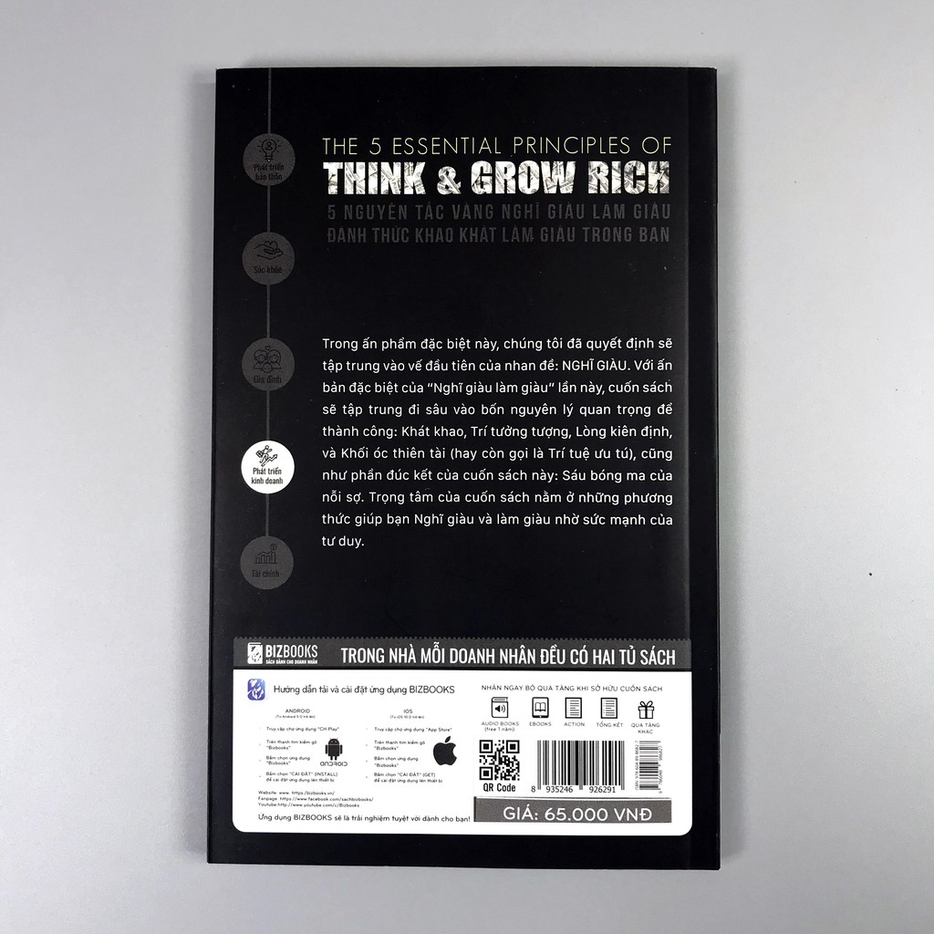 5 nguyên tắc vàng nghĩ giàu làm giàu - Đánh thức khao khát làm giàu trong bạn_ think grow rich _ sách_ Sách hay mỗi ngày