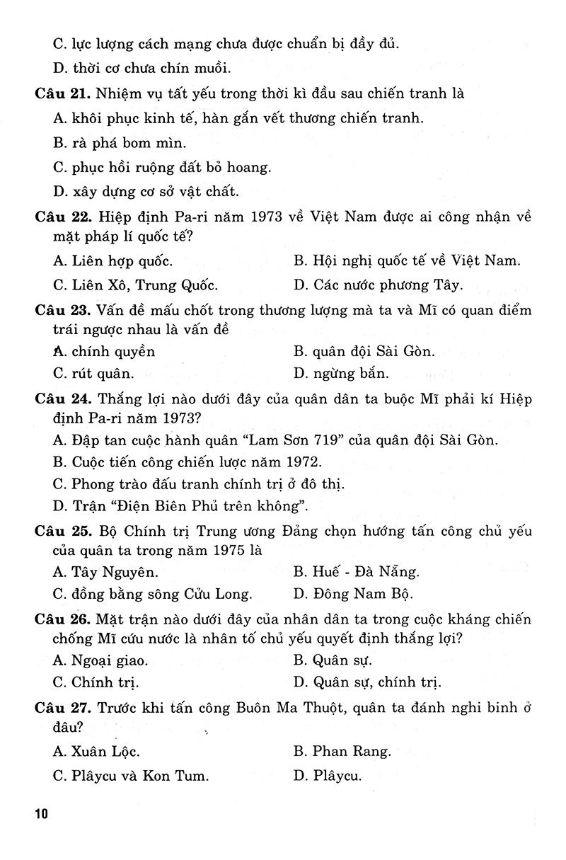 36 Bộ Đề Trắc Nghiệm Ôn Thi Trung Học Phổ Thông Quốc Gia 2019 - Khoa Học Xã Hội