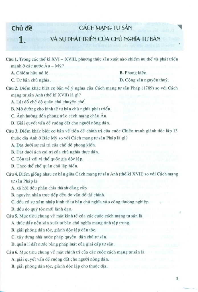 Sách - bài tập phát triển năng lực lịch sử Lớp 10-11-12 - ĐT