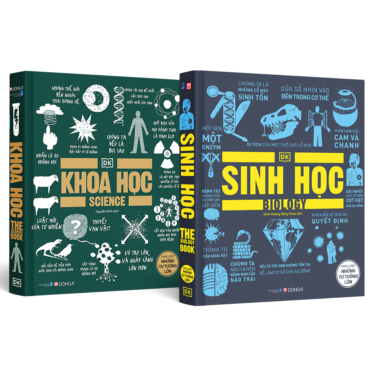 Combo 2 cuốn Khái lược những tư tưởng lớn (Chủ đề Sinh học, Thiên văn học)