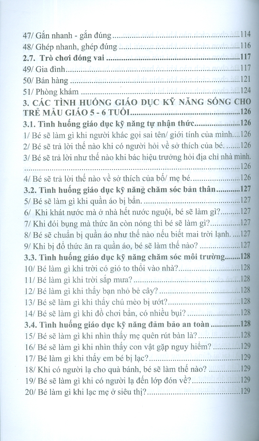 Tuyển Tập Các Hoạt Động Giáo Dục Kỹ Năng Sống Cho Trẻ Mẫu Giáo 5-6 Tuổi