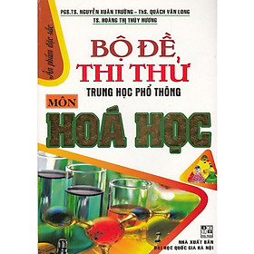 Sách - Bộ Đề Thi Thử THPT Quốc Gia Môn Hóa Học  - Hồng Ân