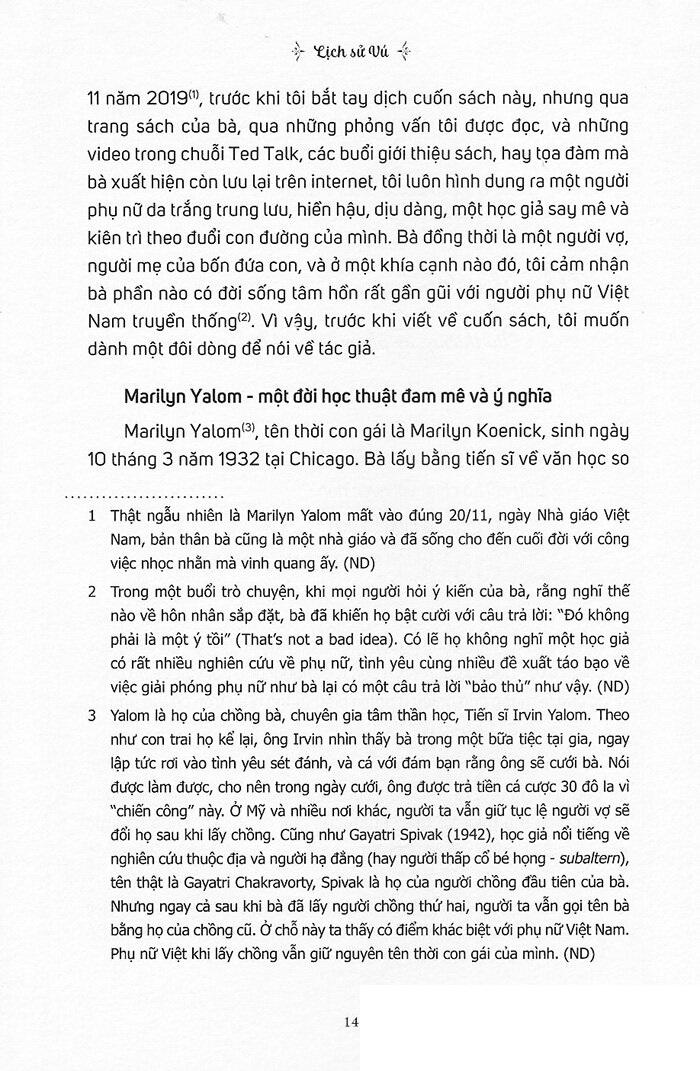 Lịch Sử Vú
