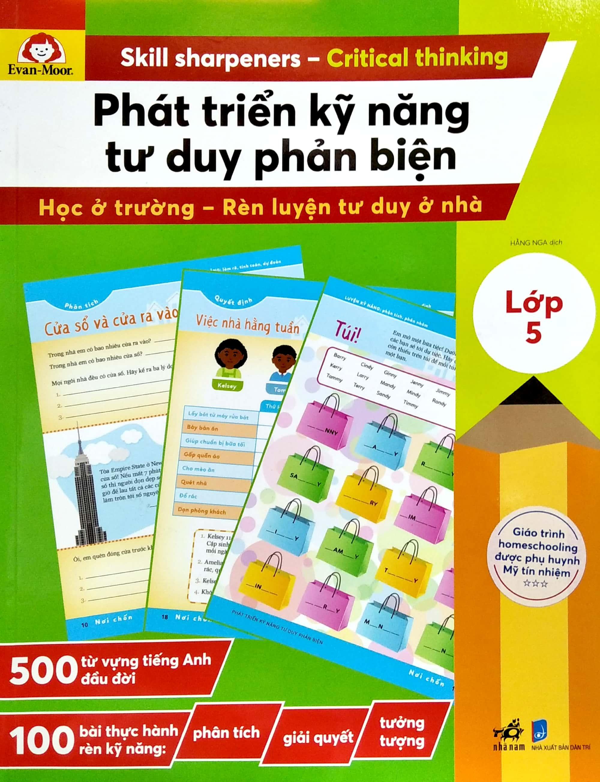 Phát Triển Kỹ Năng Tư Duy Phản Biện – Lớp 5
