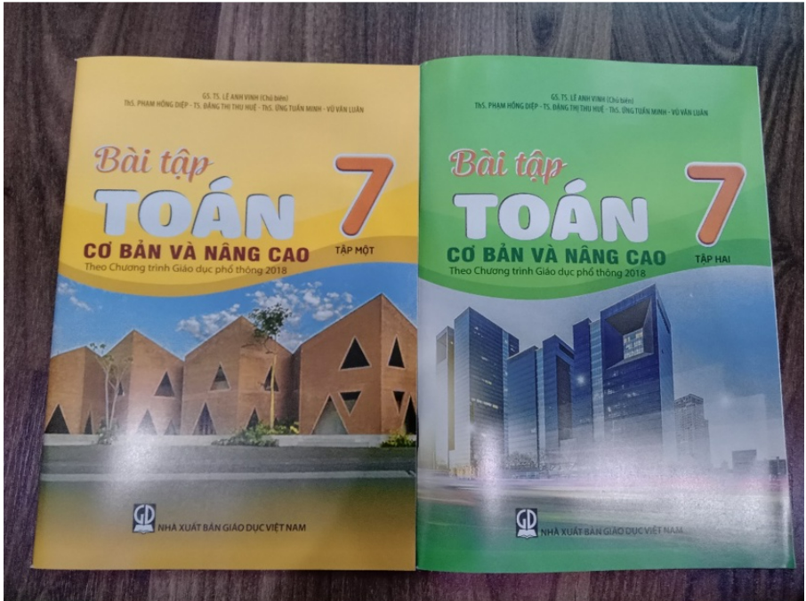 ách - Combo Bài tập Toán 7 tập 1 + tập 2 cơ bản và nâng cao (Theo Chương trình Giáo dục phổ thông 2018)