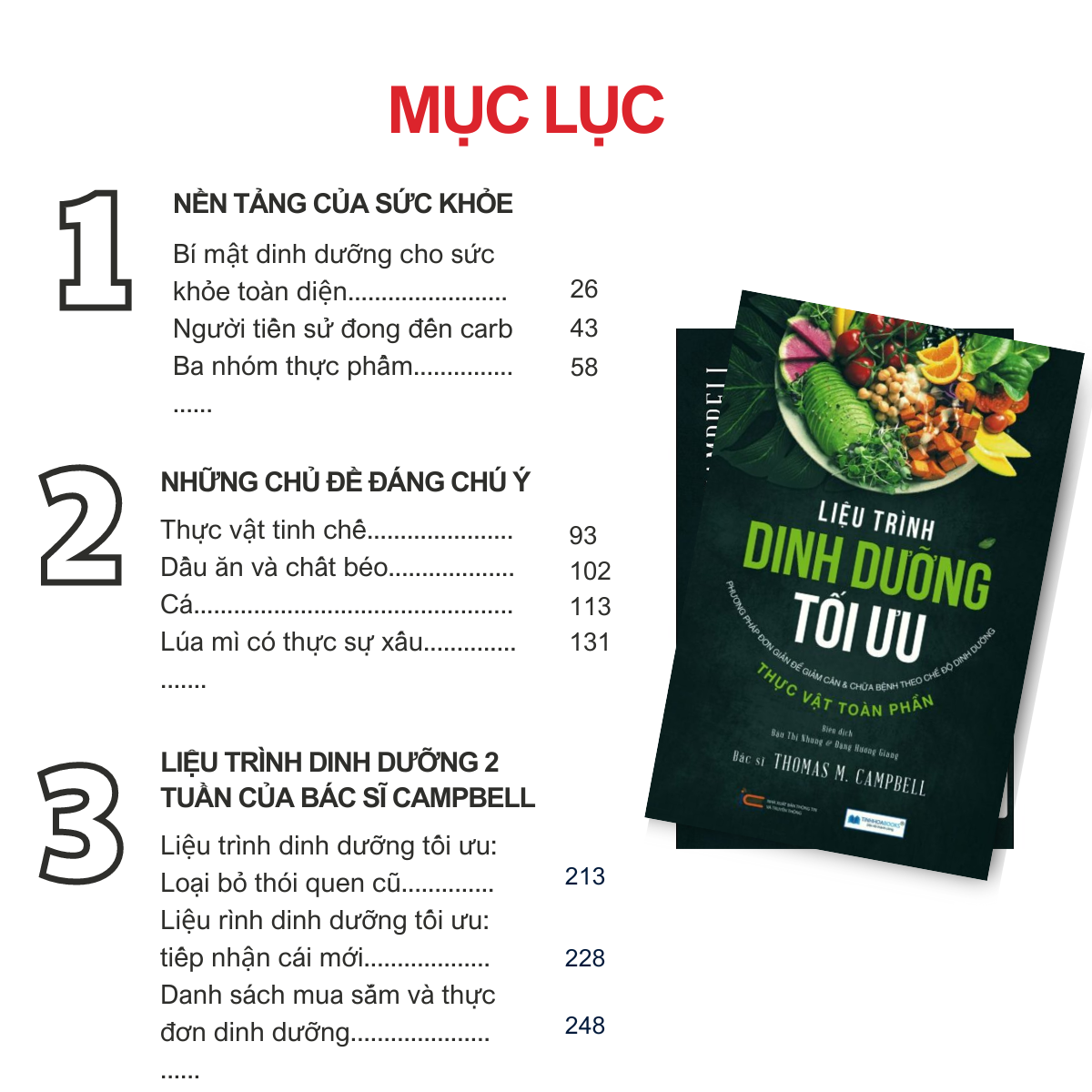 Combo Sách sống xanh: Ăn lành sống mạnh + Bí mật dinh dưỡng + Liệu trình dinh dưỡng