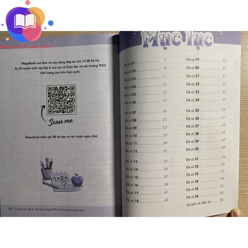 Sách - Chinh phục đề thi vào lớp 6 trường THCS chất lượng cao môn Toán