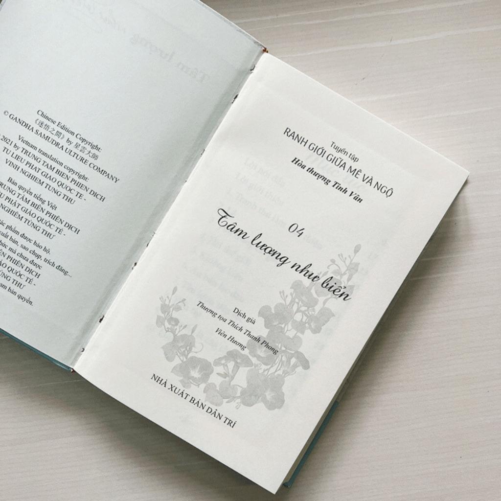 Sách - Tâm Lượng Như Biển - Tập 4 - Tuyển Tập Ranh Giới Giữa Mê Và Ngộ - Vĩnh Nghiêm Books