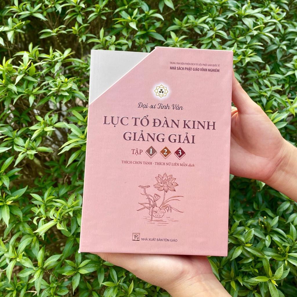 Sách - Hộp Sách Lục Tổ Đàn Kinh Giảng Giải - Đại Sư Tinh Vân - Vĩnh Nghiêm Books