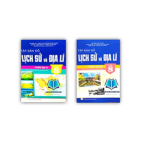 Sách - Combo tập bản đồ lịch sử và địa lí 8 - phần địa lí + lịch sử ( biên soạn theo chương trình GDPT 2018 )