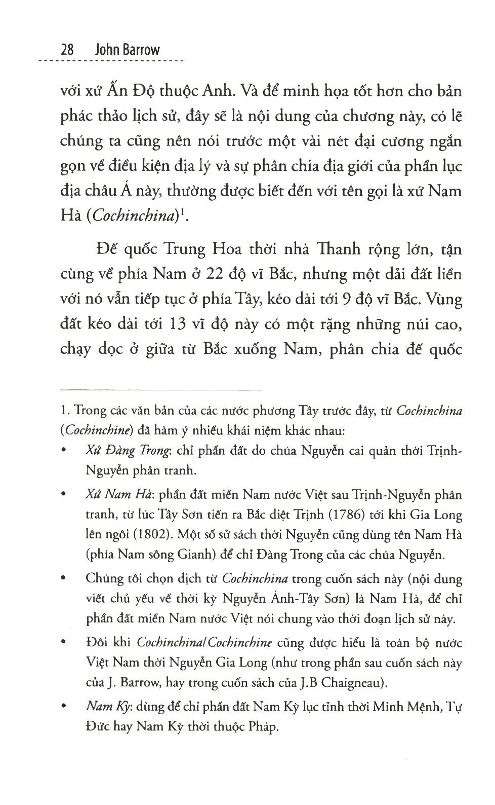 Một Chuyến Du Hành Đến Xứ Nam Hà (1792-1793)