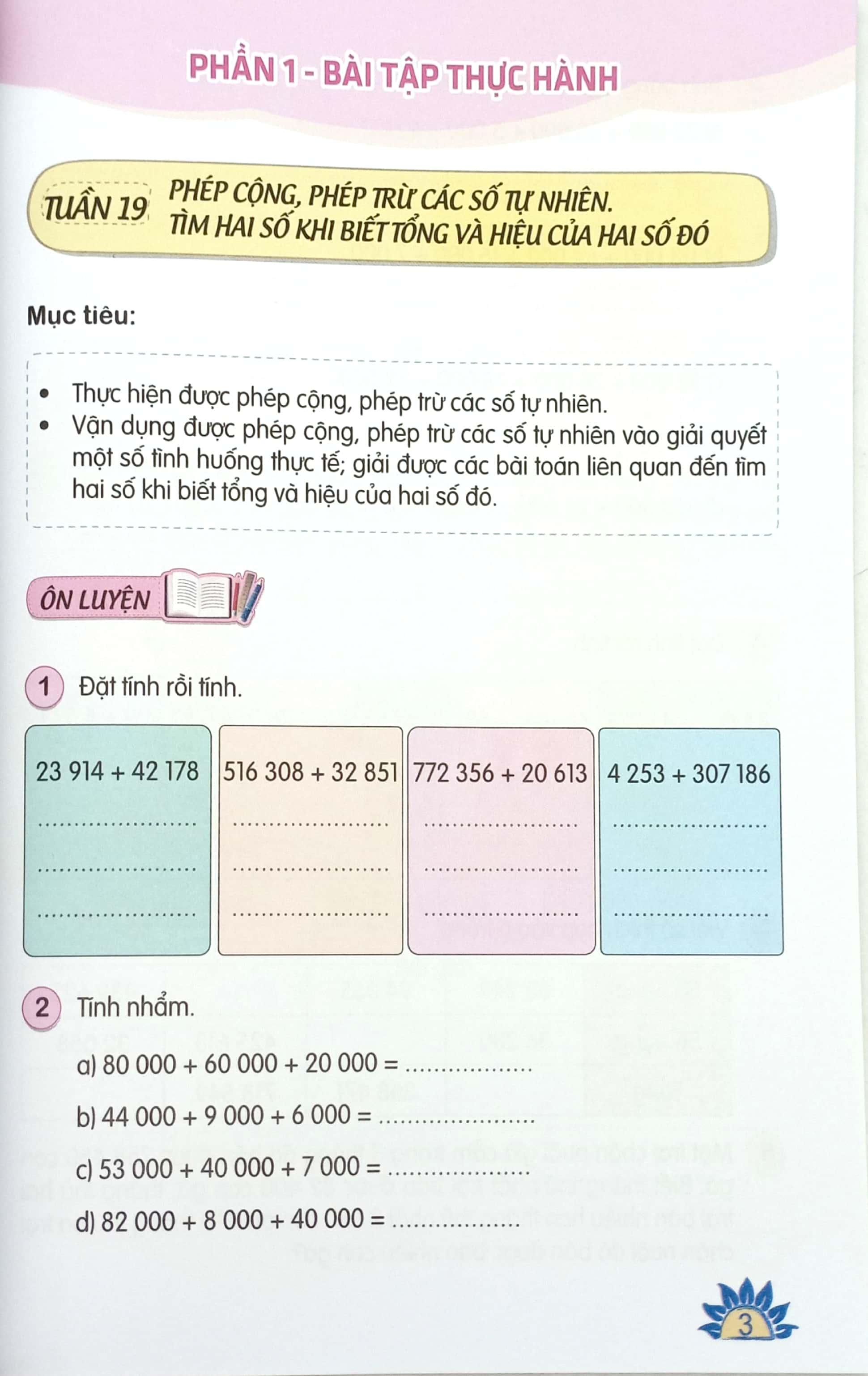 Bài Tập Thực Hành Toán 4 - Tập 2 (Theo Chương Trình Giáo Dục Phổ Thông 2018)