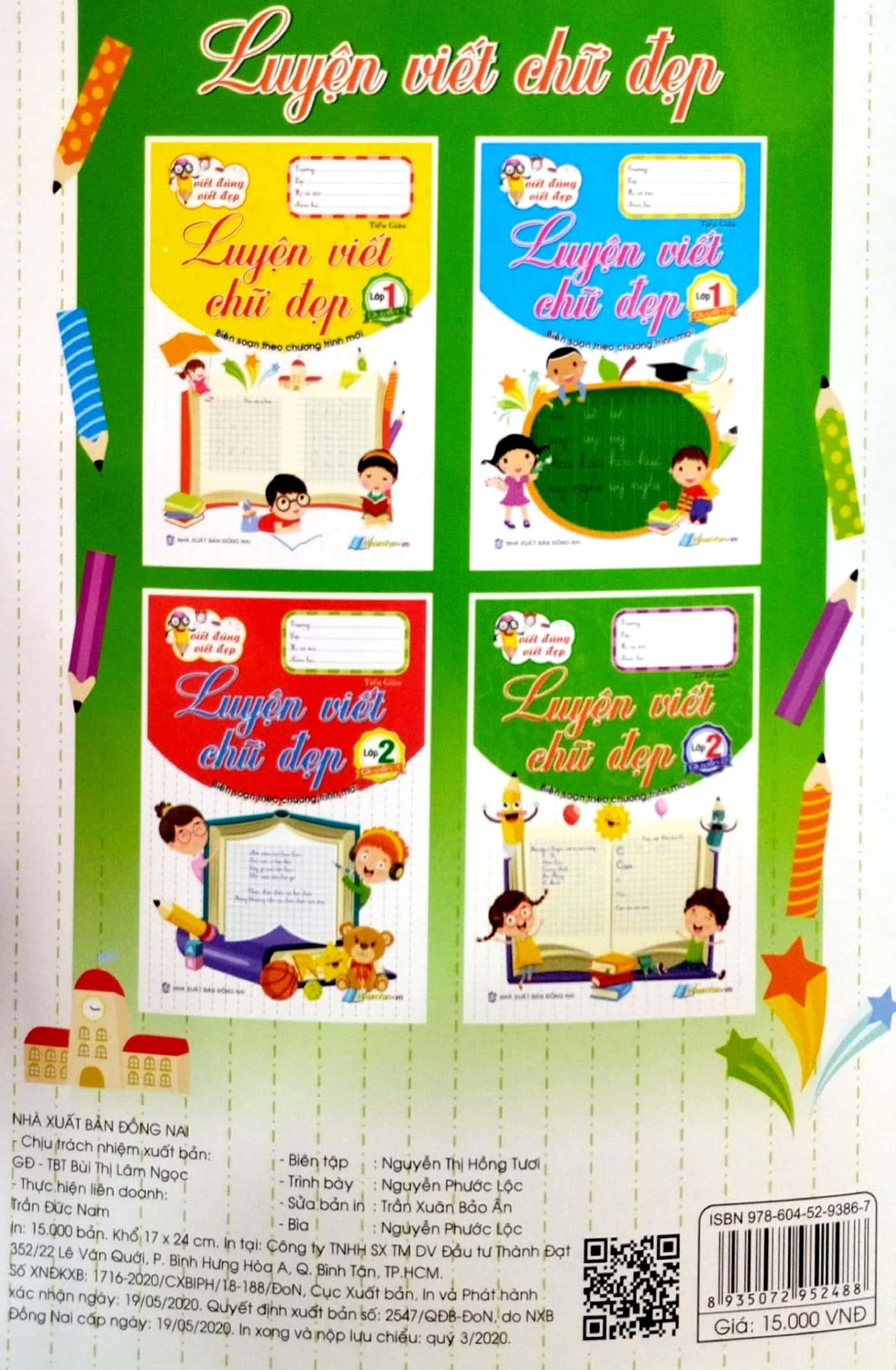 Viết Đúng Viết Đẹp - Luyện Viết Chữ Đẹp - Lớp 2 (Quyển 2)