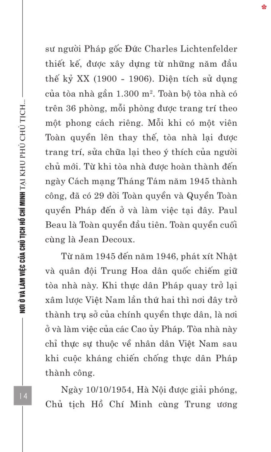 Nơi ở và làm việc của Chủ tịch Hồ Chí Minh tại Khu Phủ Chủ tịch - Hà Nội - bản in 2025