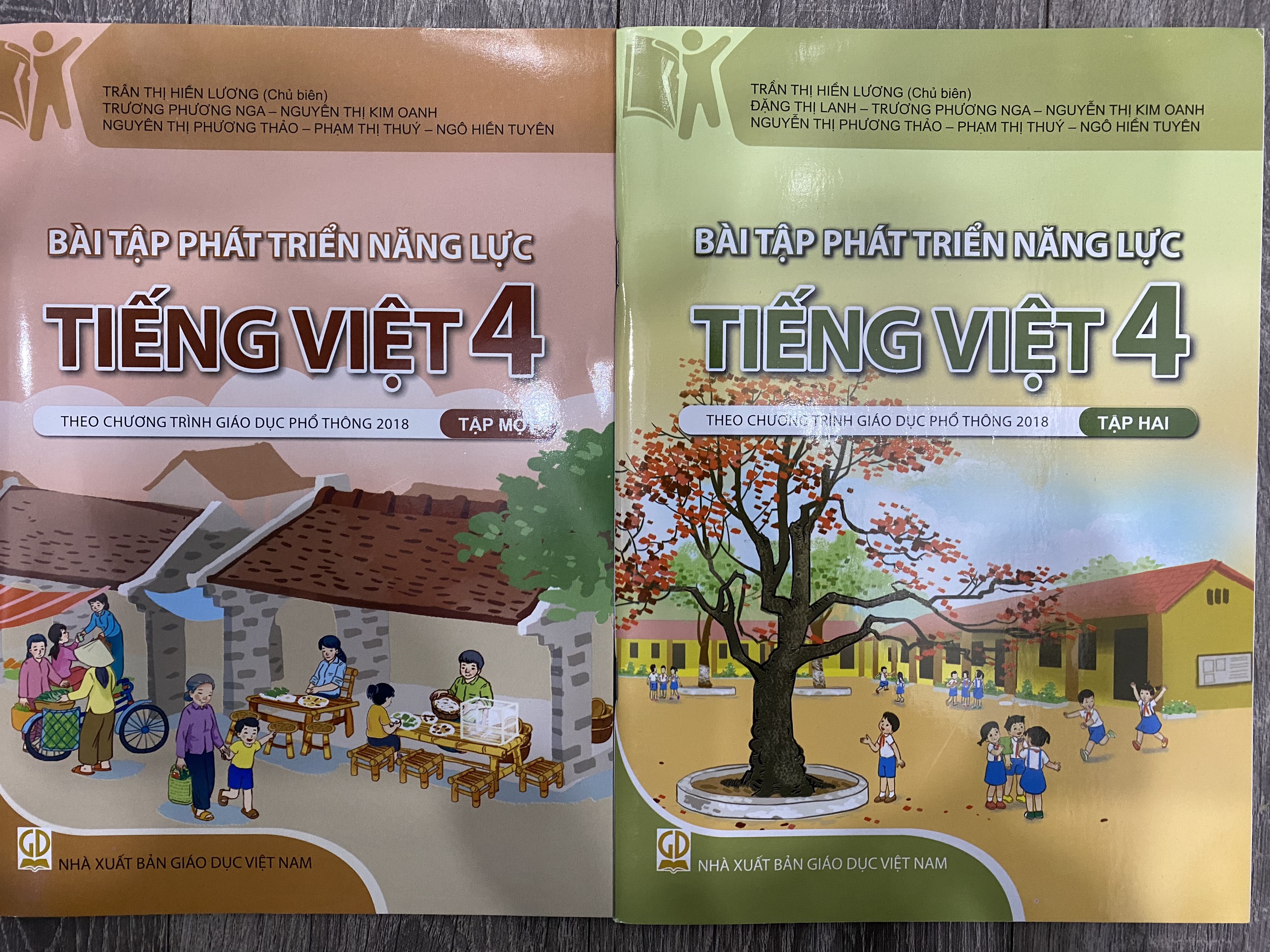 Bài tập phát triển năng lực Tiếng việt lớp 4 tập 1+2 (HEID)