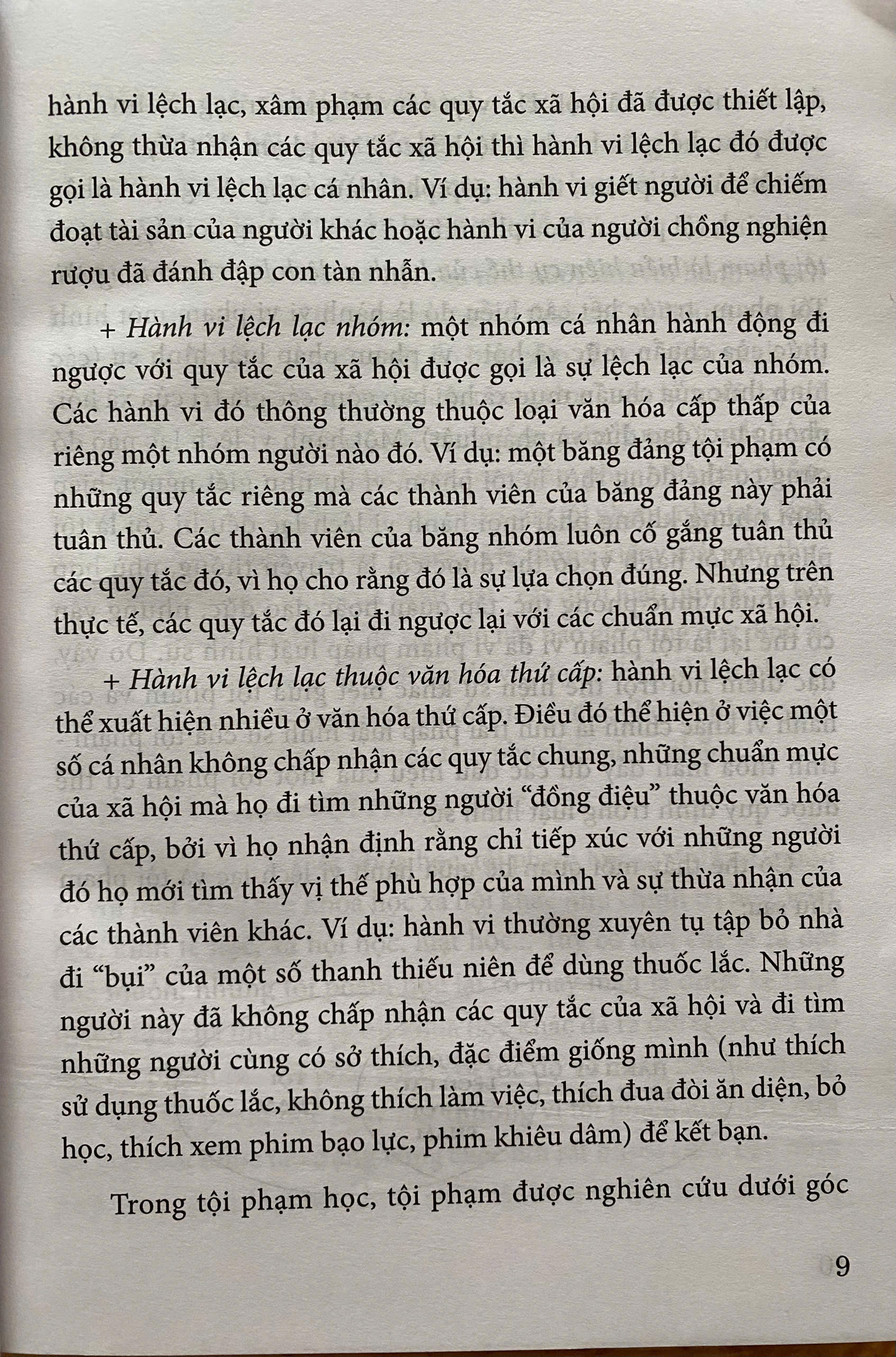 Tội Phạm Học Đương Đại