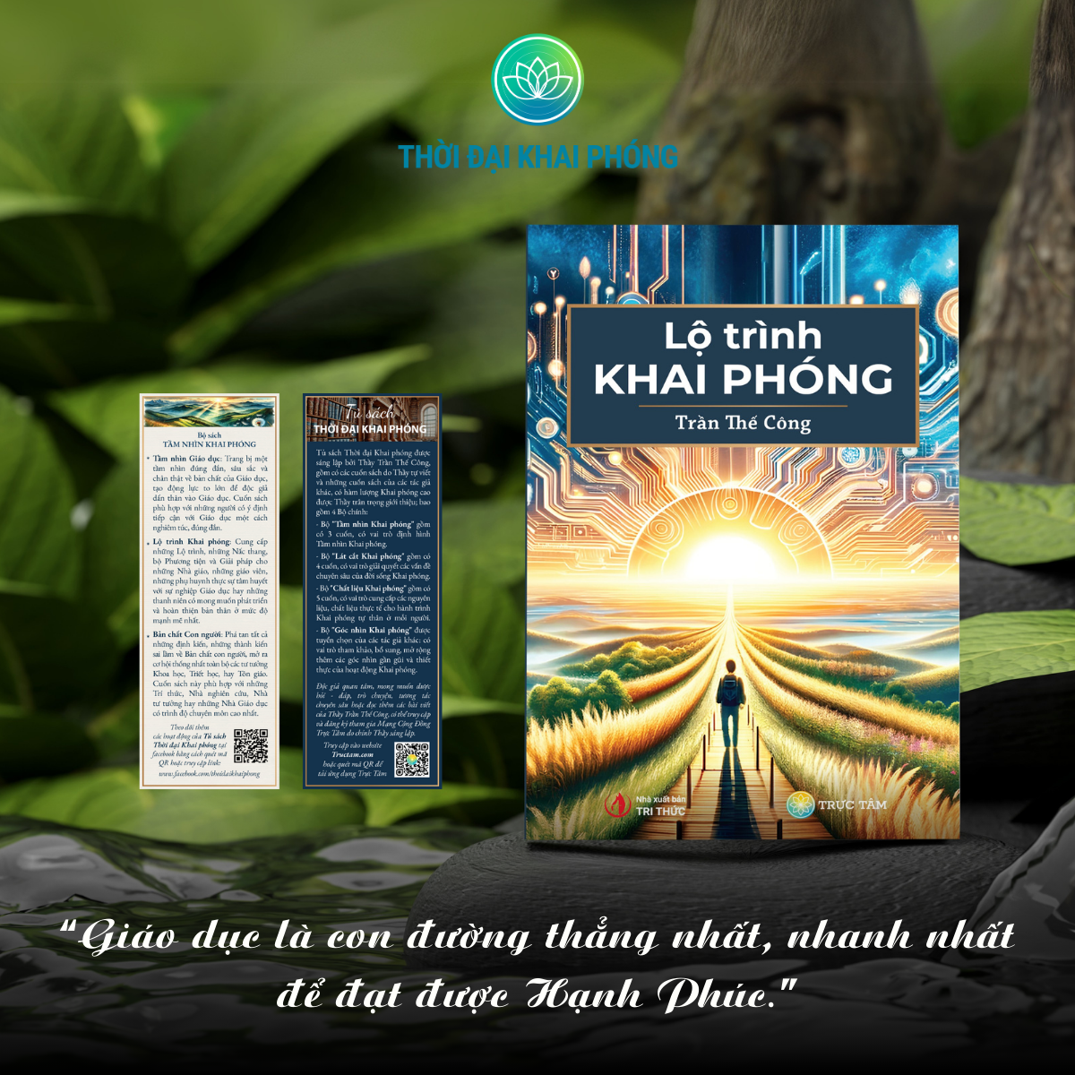 Sách LỘ TRÌNH KHAI PHÓNG (thuộc bộ sách TẦM NHÌN KHAI PHÓNG - 3 cuốn - Tác giả: Trần Thế Công) - bìa cứng
