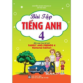 Sách - Bài Tập Tiếng Anh Lớp 4 - Biên Soạn Theo Bộ Sách Family And Friends 4 National Edition- Hồng Ân
