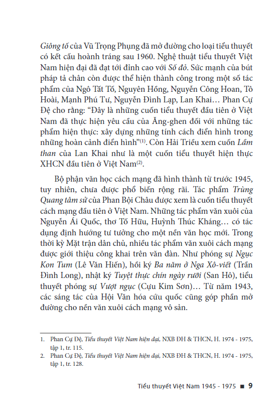 Tiểu Thuyết Việt Nam 1945 - 1975