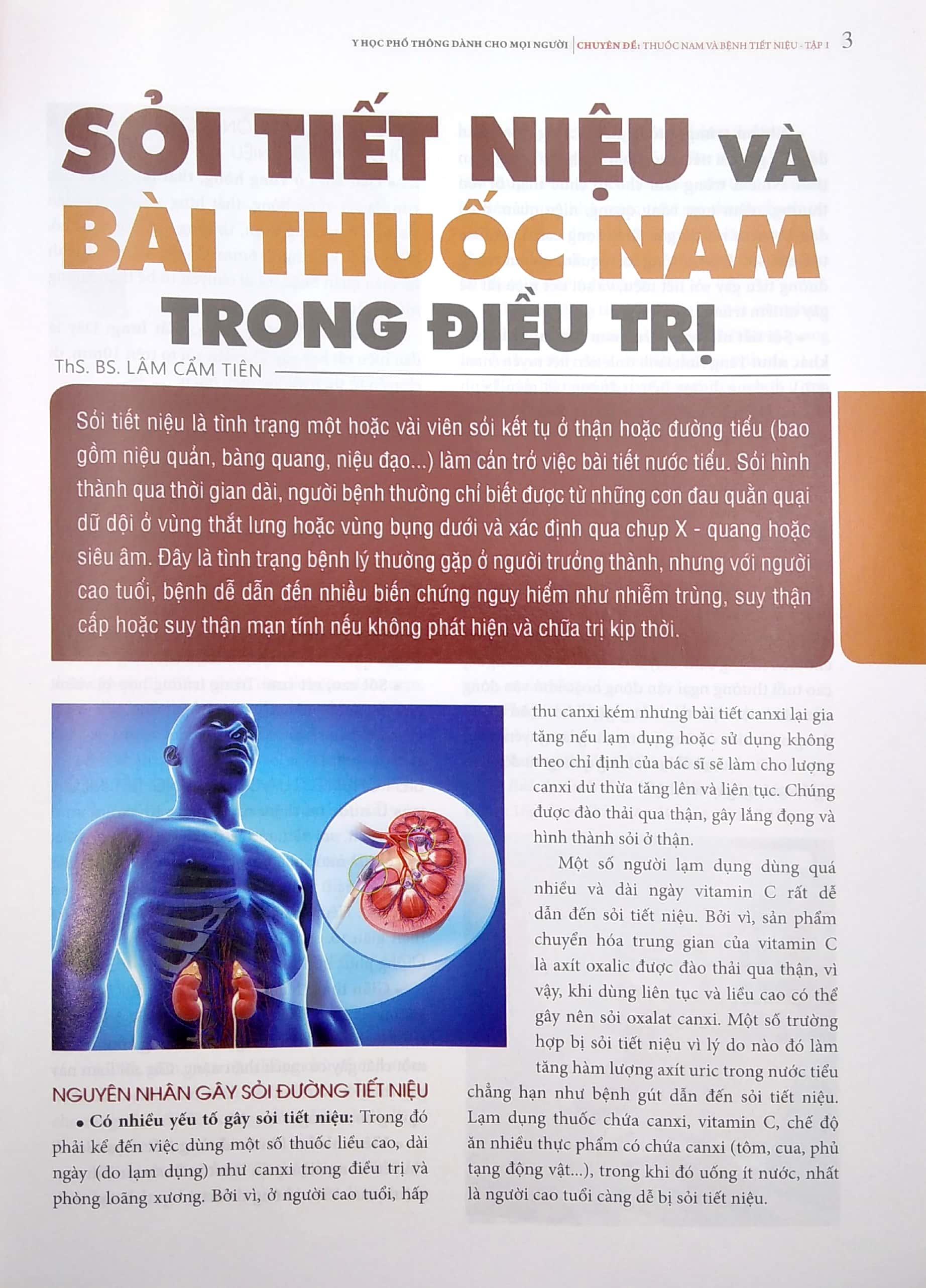 Y Học Phổ Thông Dành Cho Mọi Người - Chuyên Đề: Thuốc Nam Và Bệnh Tiết Niệu (Tập 1)