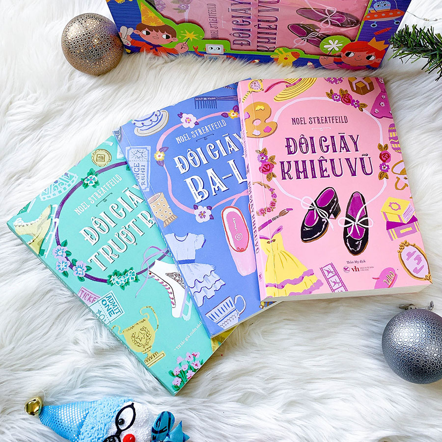 Combo: Hộp Sách Gieo Mầm Tri Thức- BỘ SÁCH VH KINH ĐIỂN SHOE BOOKS ( Trọn Bộ 3 Cuốn) : Đôi Giày Ba Lê + Đôi Giày Trượt Băng + Đôi Giày Khiêu Vũ