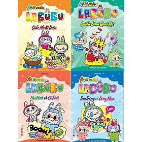 Sách - Bé Tô Màu Labubu - Combo 4 Quyển - Hồng Ân