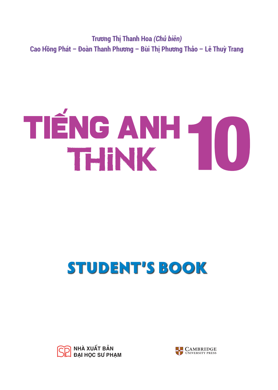 Tiếng Anh 10 Think - Student