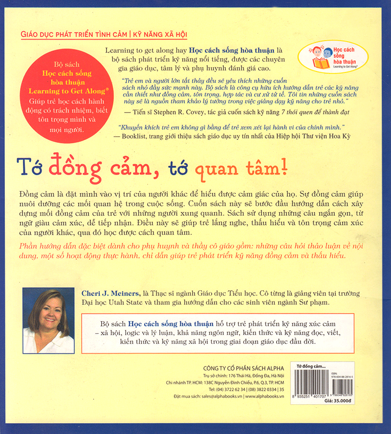 Học Cách Sống Hòa Thuận - Tớ Đồng Cảm, Tớ Quan Tâm! (Understand And Care) (Tặng Notebook tự thiết kế)