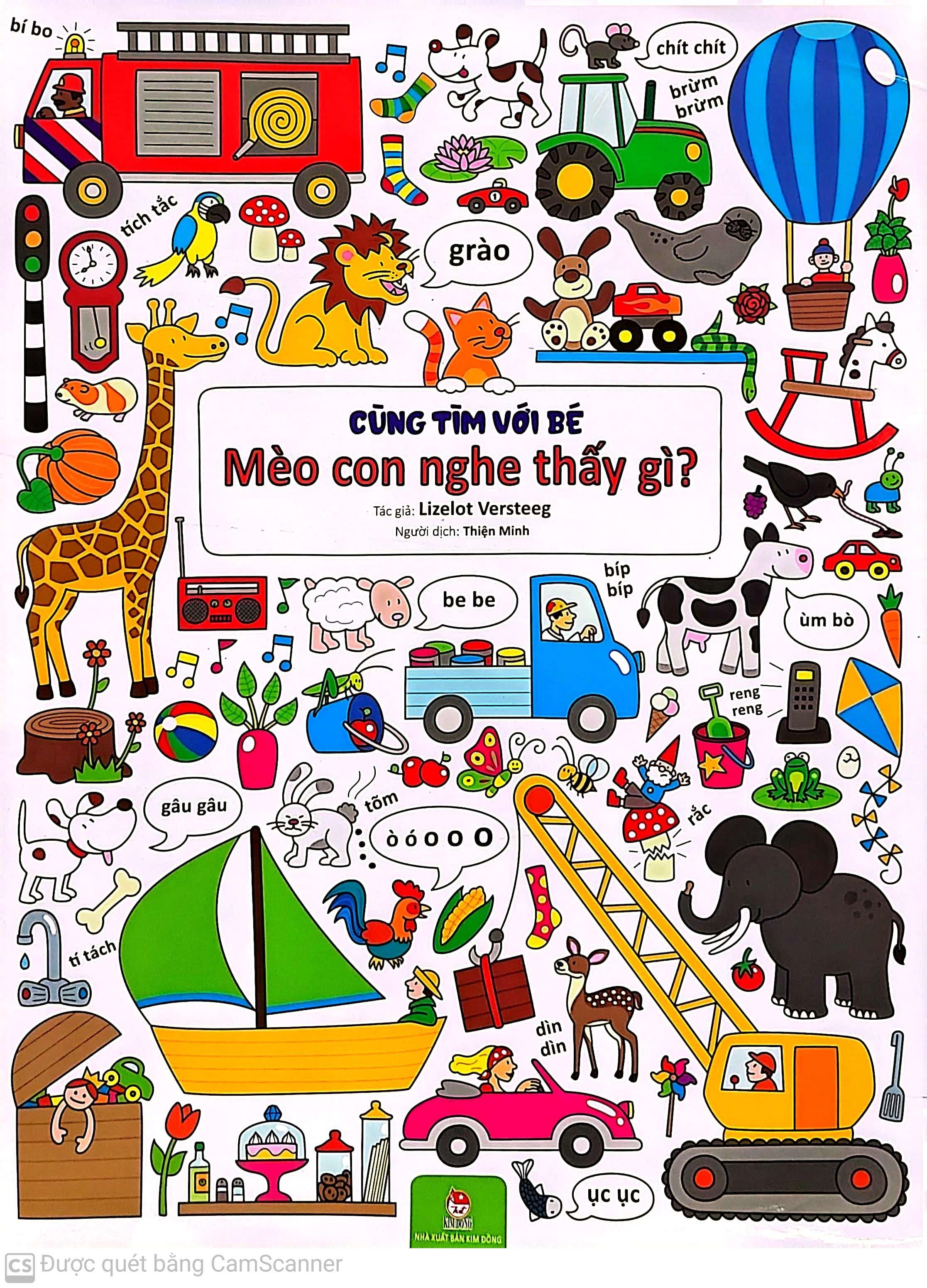 Cùng Tìm Với Bé: Mèo Con Nghe Thấy Gì