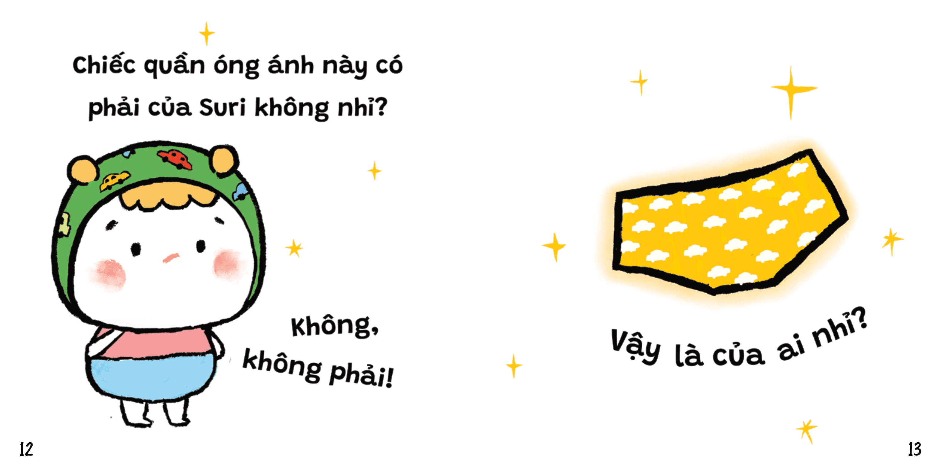 Sách Ehon Những Em Bé Ngoan Phát triển IQ, EQ Cho Trẻ 1 đến 6 Tuổi Muki - Quần Chip Đâu Rồi