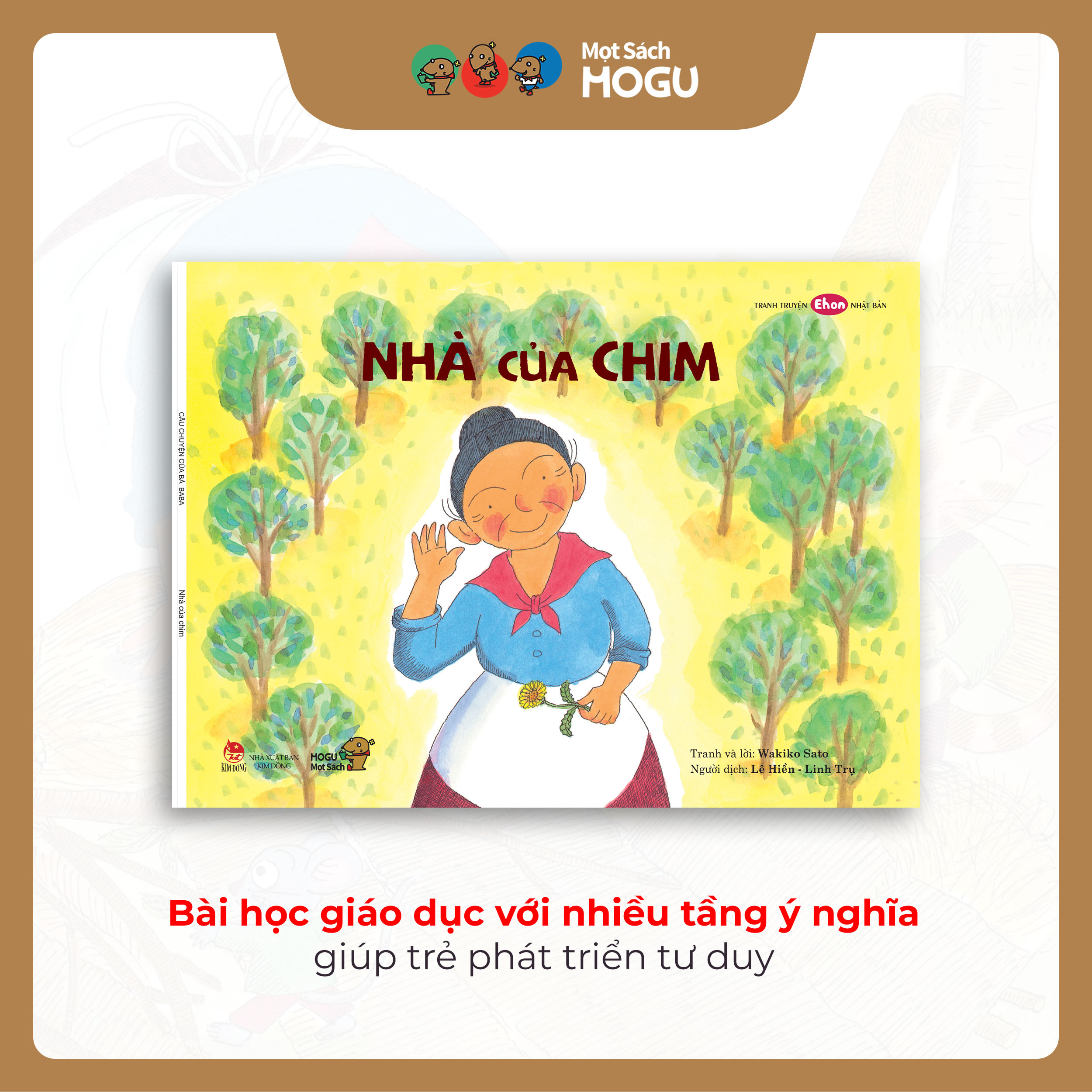 Truyện Ehon bé 3-4-5 tuổi - Nhà của chim