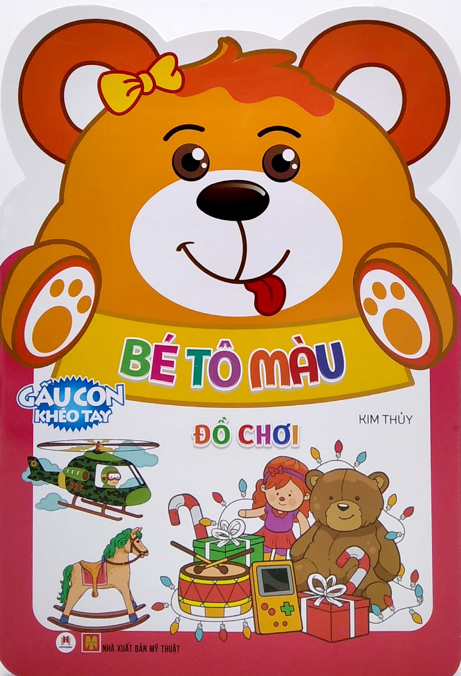 Sách Thiếu Nhi- Combo 5 cuốn Bé Tô Màu Gấu Con Khéo Tay: Đồ chơi, Đồ Dùng Gia Đình, Động Vật Biển, Động Vật Nuôi, Thế Giới Côn Trùng- 2HBooks