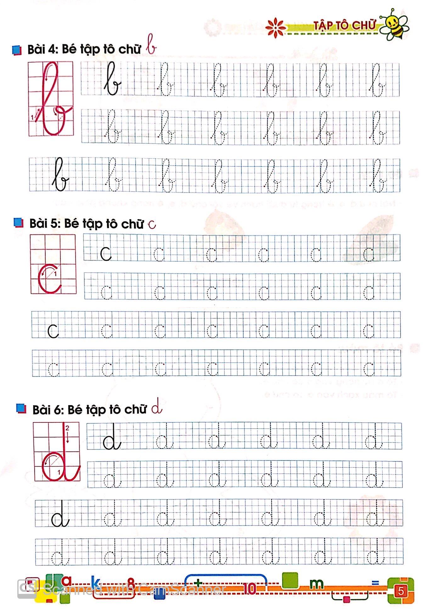 Tủ Sách Bé Vào Lớp Một - Bé Làm Quen Với Chữ Cái Và Tập Tô Chữ