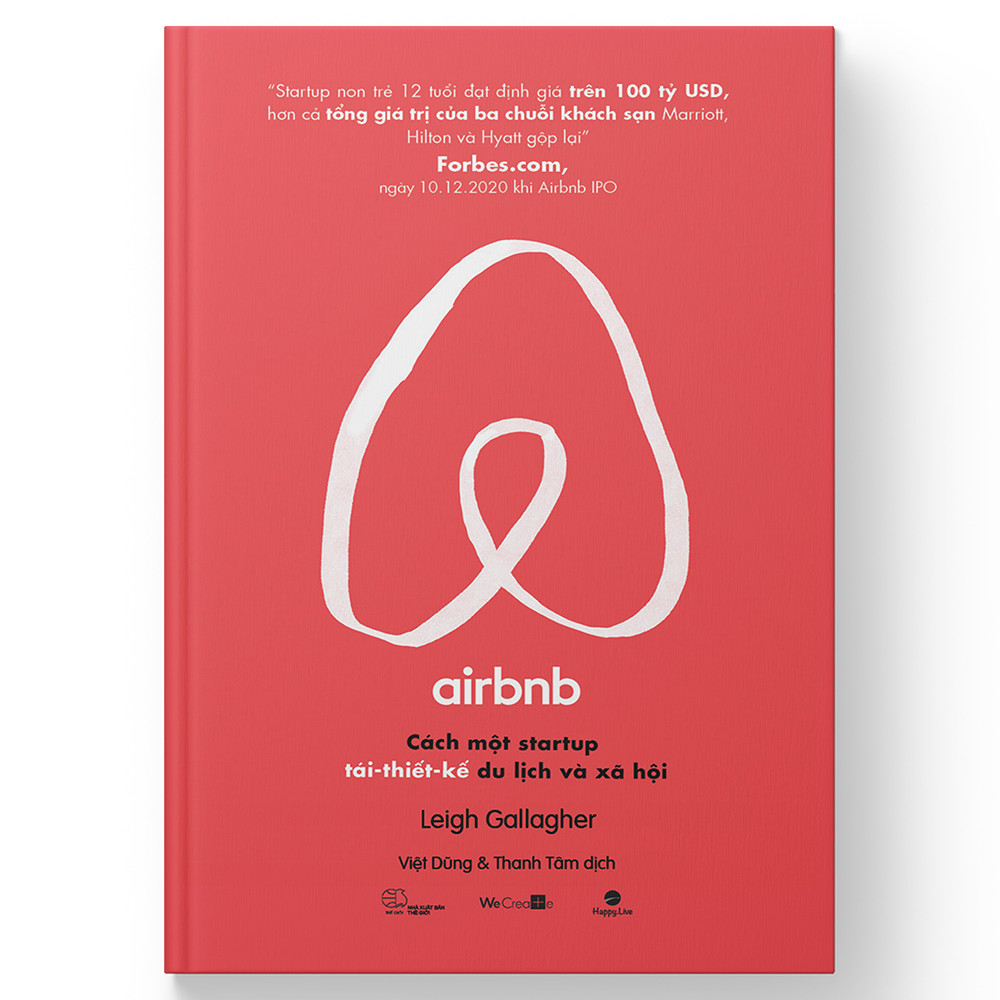 Sách Airbnb - Cách một startup tái thiết kế du lịch và xã hội - Happy Live