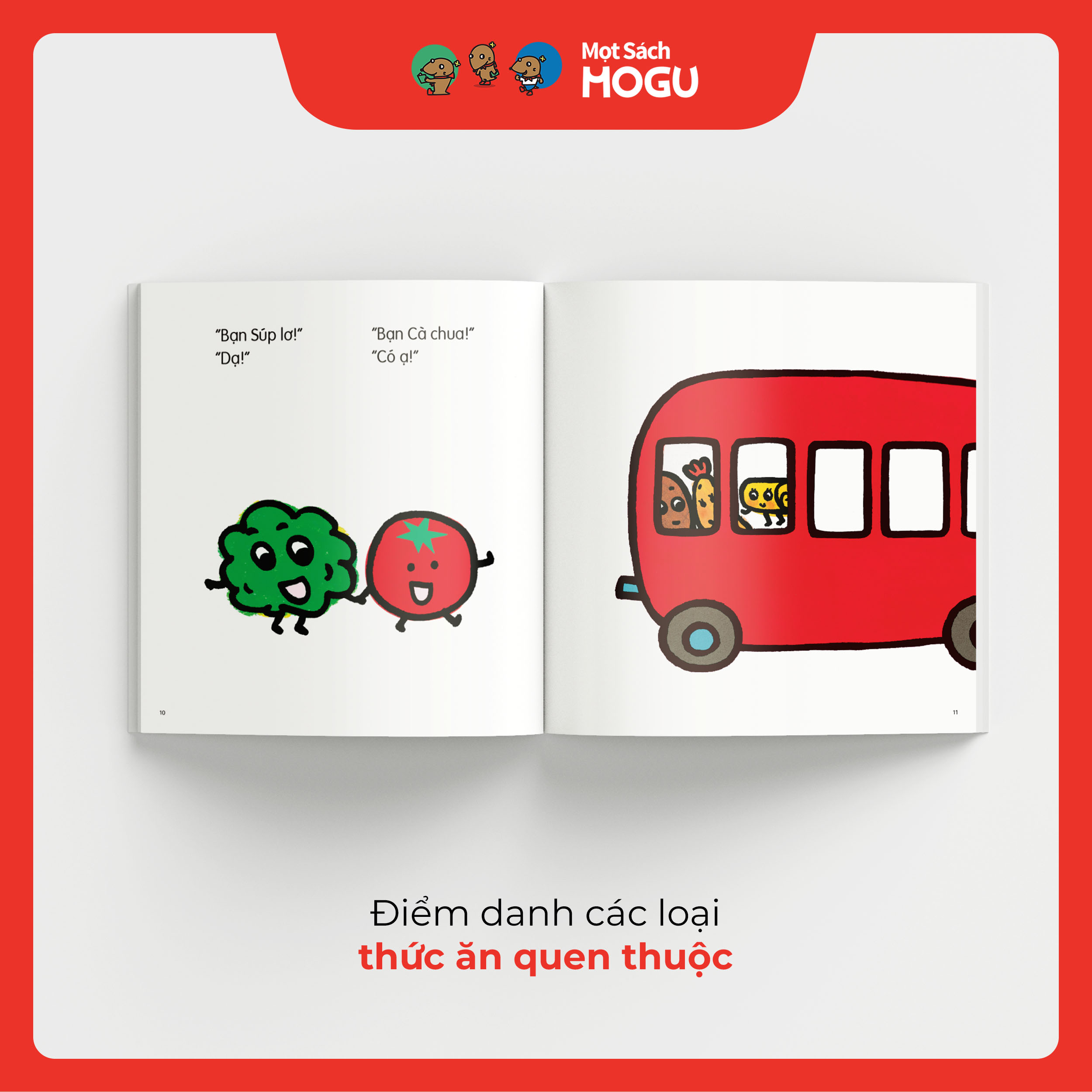 Truyện Ehon bé 1-2-3 tuổi - Xe Buýt Bento