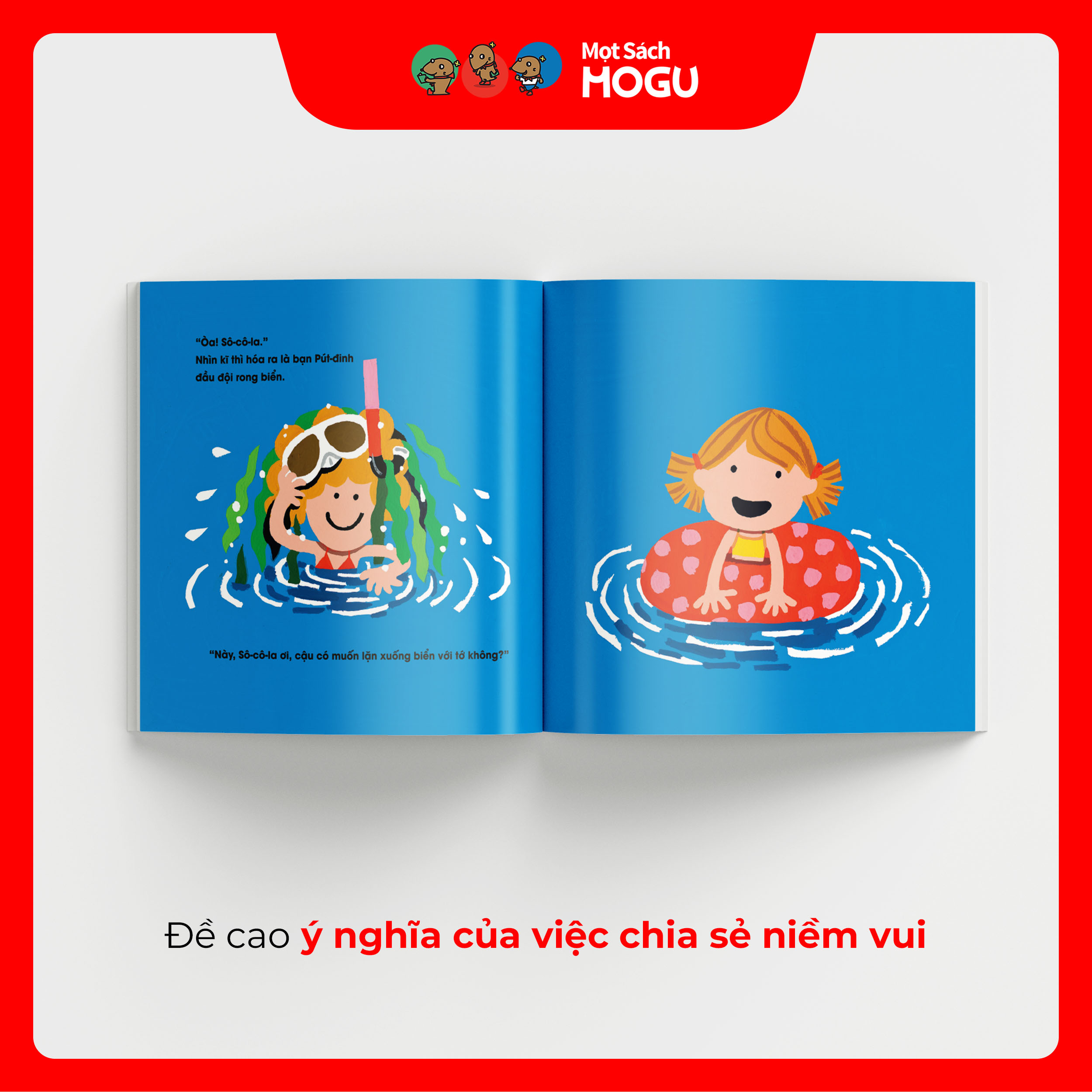 Truyện Ehon bé 1-2-3 tuổi - Bé Sô-cô-la đi biển