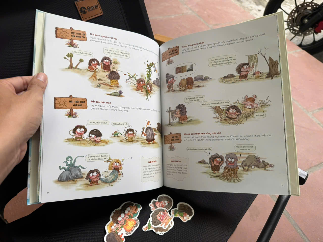 (Bìa cứng) MỘT NGÀY CỦA NGƯỜI NGUYÊN THUỶ: Úi Giời Lạnh Teo – Duan Zhang Qu Yi Studio – Thái Hà