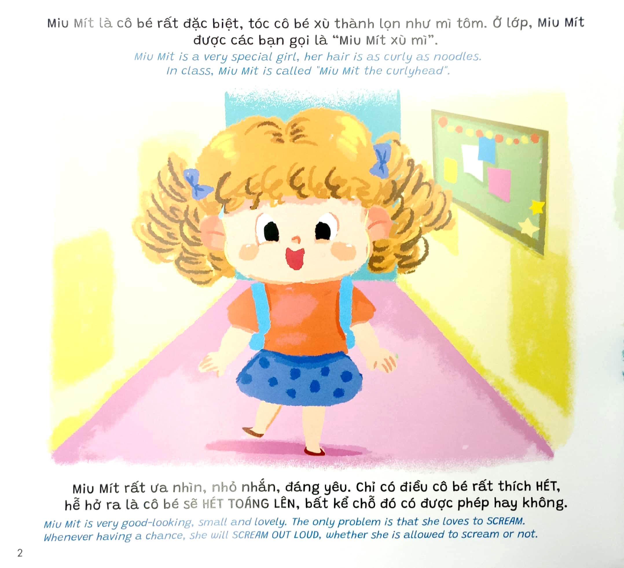 Truyện Kể Cho Miu Hiểu Chuyện - Con Ghét Đánh Răng (Song Ngữ Việt-Anh)